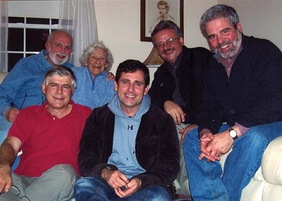 Steve with his parents and elder brothers